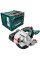 Акумуляторна ручна дискова пила по металу Metabo MKS 18 LTX BL 58, без акб та з/п, в кейсі metaBOX 340
