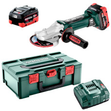Акумуляторна болгарка Metabo WF 18 LTX 125, 2 акб  5.5 Ah, з/п, в кейсі