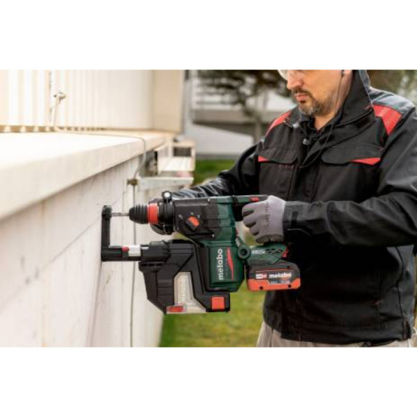 Акумуляторний безщітковий перфоратор Metabo KH 18 LTX BL 28 Q Set ISA, без акб і з/п, у кейсі metaBOX 185 XL