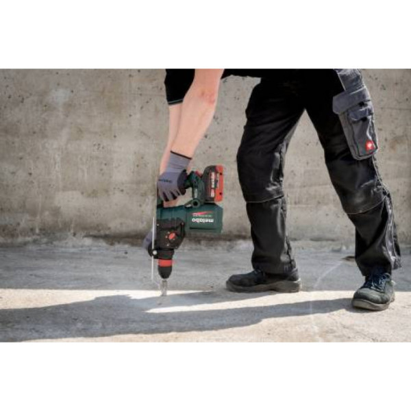 Акумуляторний безщітковий перфоратор Metabo KH 18 LTX BL 28 Q Set ISA, без акб і з/п, у кейсі metaBOX 185 XL