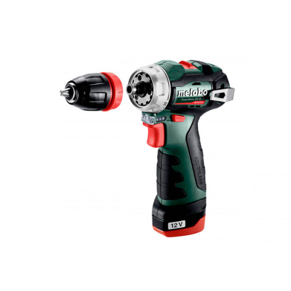 Акумуляторний дриль-шуруповерт Metabo POWERMAXX BS BL Q, 2 акб 12 В Li-Power 2.0 Ah , з/п, кейс