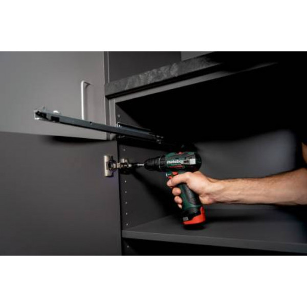 Акумуляторний ударний дриль Metabo PowerMaxx SB BL, 2 акб 12 В Li-Power 2.0 Ah, з/п, кейс