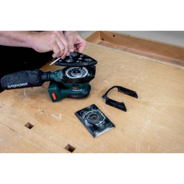Акумуляторна вібраційна шліфувальна машина Metabo PowerMaxx SRA 12 BL, без акб та з/п, у кейсі metaBOX 215