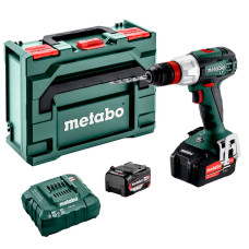 Акумуляторний дриль-шуруповерт Metabo BS 18 LT Quick, 2 акб 18 В Li-Power 4.0 Ah, з/п, кейс