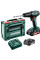 Акумуляторний ударний дриль Metabo SB 18, 2 акб 18 В Li-Power 2.0 Ah, з/п, кейс