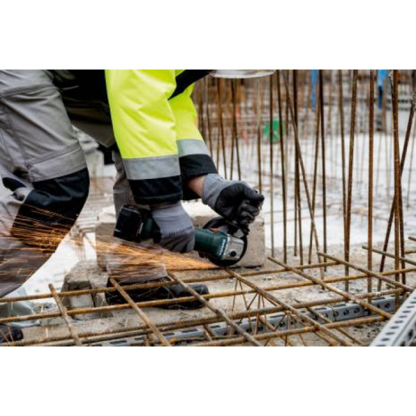 Акумуляторна кутова шліфмашина Metabo W 18 L 9-115 щіткова, без акб і з/п, в metaBOX 165 L