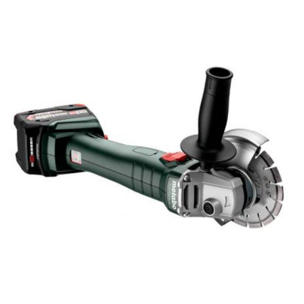 Акумуляторна кутова шліфмашина Metabo W 18 L 9-115 щіткова, без акб і з/п, в metaBOX 165 L