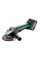Акумуляторна кутова шліфмашина Metabo W 18 L 9-125 Quick щіткова c 2 акб 5.2Ah, з/п ASC в metaBOX 165 L