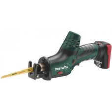 Акумуляторна шабельна пила Metabo PowerMaxx ASE, 2 акб 4.0 Ah, з/п, у кейсі MetaLoc