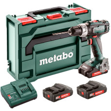 Акумуляторний ударний дриль Metabo SB 18 L Set, 3 акб 18 В Li-Power 2.0 Ah, з/п, кейс