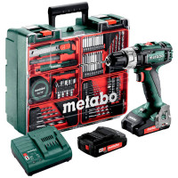Аккумуляторный ударный дриль Metabo SB 18 L Set, 2 акб 18 В Li-Power 2.0 Ah, з/п, кейс
