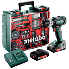 Аккумуляторный ударный дриль Metabo SB 18 L Set, 2 акб 18 В Li-Power 2.0 Ah, з/п, кейс