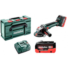 Акумуляторна кутова шліфмашина Metabo WB 18 LT BL 11-125 Q, 2 акб 8 Ah,з/п ASC 145, в MetaBox 165 L
