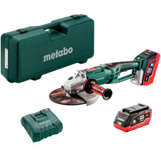 Акумуляторна болгарка Metabo WPB 36 LTX BL 230 Q, 2 акб 6.2 Ah, з/п, у кейсі
