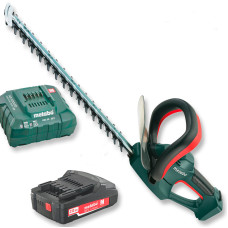 Акумуляторний кущоріз Metabo AHS 18-45 V, 1 акб 18 В Li-Power 2.0 Ah, з/п, футляр