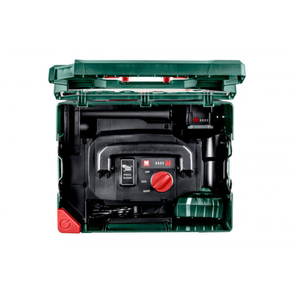 Акумуляторний пилосос Metabo AS 18 L PC, 2 акб 18 В Li-Power 5.2 Ah, з/п