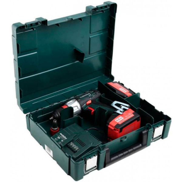 Акумуляторний дриль-шуруповерт Metabo BS 18 LT Quick, 2 акб 18 В Li-Power 4.0 Ah, з/п, кейс