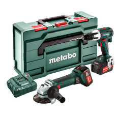 Набір акумуляторних інструментів Metabo Combo Set 2.4.2 18 V, 2 акб 18 В Li-Power 4.0 Ah, з/п, кейс MetaBox 165 L