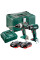 Набір акумуляторних інструментів Metabo Combo Set 2.1.3, 2 акб 18 В Li-Power 4.0 Ah, з/п, в кейсе MetaLoc