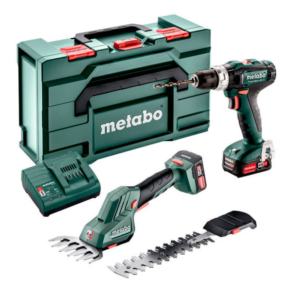 Набір інструментів Metabo Combo Set 2.3.1 12 V, 2 акб 12 В Li-Power 2.0 Ah, з/п, кейс MetaBox 165 L