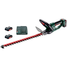 Кущоріз акумуляторний Metabo HS 18 LTX 55, 2 акб 18 В Li-Power 2.0 Ah, з/п