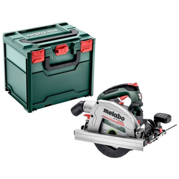 Акумуляторна ручна дискова пила Metabo KS 18 LTX 66 BL, 2 акб 18 В LiHD 8.0 Ah, з/п, кейс