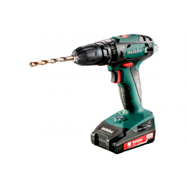 Акумуляторний ударний дриль Metabo SB 18, 2 акб 18 В Li-Power 2.0 Ah, з/п, кейс
