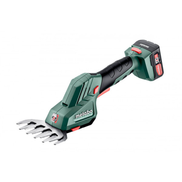 Акумуляторні ножиці для трави та кущів Metabo PowerMaxx SGS 12 Q, 1 акб 12 В Li-Power 2.0 Ah, з/п, сумка