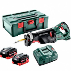 Акумуляторна шабельна пила Metabo SSEP 18 LTX BL MVT, 2 акб 18 В LiHD 8.0 Ah, з/п, кейс