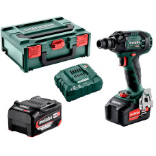 Акумуляторний ударний гайковерт Metabo SSW 18 LTX 300 BL, 2 акб 18 В Li-Power 5.2 Ah, з/п, кейс