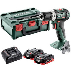 Акумуляторний дриль-шурупокрут Metabo BS 18 L BL, 2 акб 18V Li-Power 4.0 Ah та з/п ASC 55, в кейсі metaBOX 145