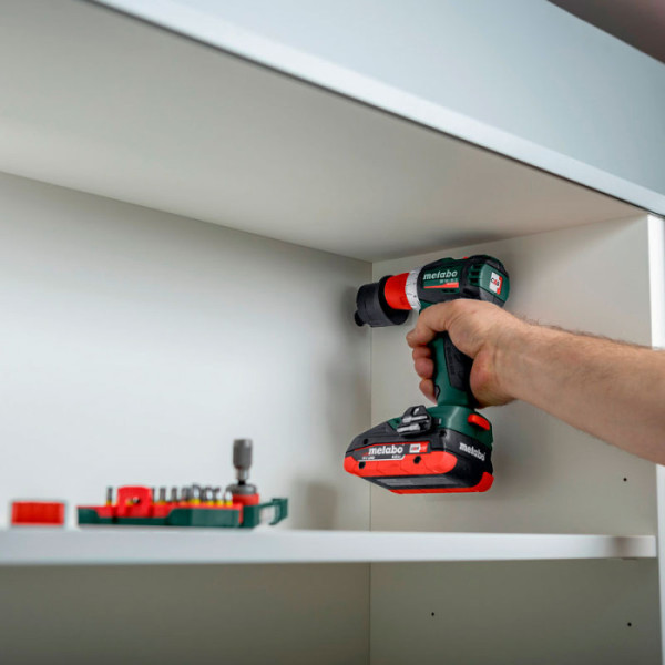 Акумуляторний дриль-шурупокрут Metabo BS 18 L BL Q, 2 акб LiPOWER 18 V 2 Ah, з/п SC 30 в MetaBOX 145