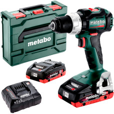 Акумуляторний дриль-шуруповерт Metabo BS 18 LT BL, 2 акб LiHD 18 В 4.0 Ah, з/п ASC 55 AIR Cooled у MetaBOX 145