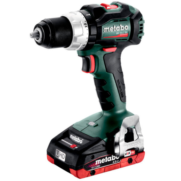 Акумуляторний дриль-шуруповерт Metabo BS 18 LT BL, 2 акб LiHD 18 В 4.0 Ah, з/п ASC 55 AIR Cooled у MetaBOX 145