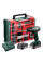 Акумуляторная дрель-шуруповерт Metabo BS 18 SET, 2 акб 18 V 2 Ah та з/п, в кейсі, набір приладдя