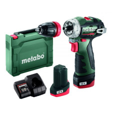 Акумуляторний дриль-шуруповерт Metabo POWERMAXX BS BL Q, 2 акб 12 В Li-Power 2.0 Ah , з/п, кейс