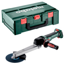 Акумуляторна шліфмашина для кутових зварювальних швів Metabo KNSVB 18 LTX BL 150, без акб в MetaBOX 185 XL