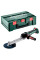 Акумуляторна шліфмашина для кутових зварювальних швів Metabo KNSVB 18 LTX BL 150, без акб в MetaBOX 185 XL