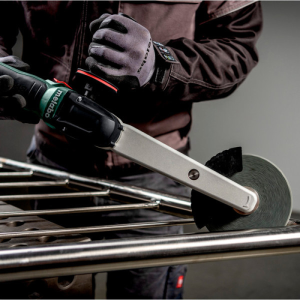 Акумуляторна шліфмашина для кутових зварювальних швів Metabo KNSVB 18 LTX BL 150, без акб в MetaBOX 185 XL