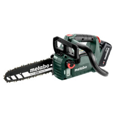 Акумуляторна ланцюгова пила Metabo MS 18 LTX BL 25, акб LiPOWER 18V 4Аh, з/п ASC 72