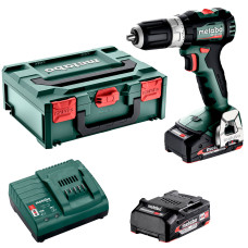 Акумуляторний ударний дриль-шуруповерт Metabo SB 18 L BL, 2 акб 18 В LiPOWER 2 Ah, з/п SC 30 в MetaBOX 145