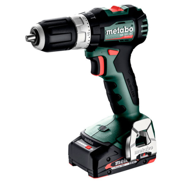 Акумуляторний ударний дриль-шуруповерт Metabo SB 18 L BL, 2 акб 18 В LiPOWER 2 Ah, з/п SC 30 в MetaBOX 145