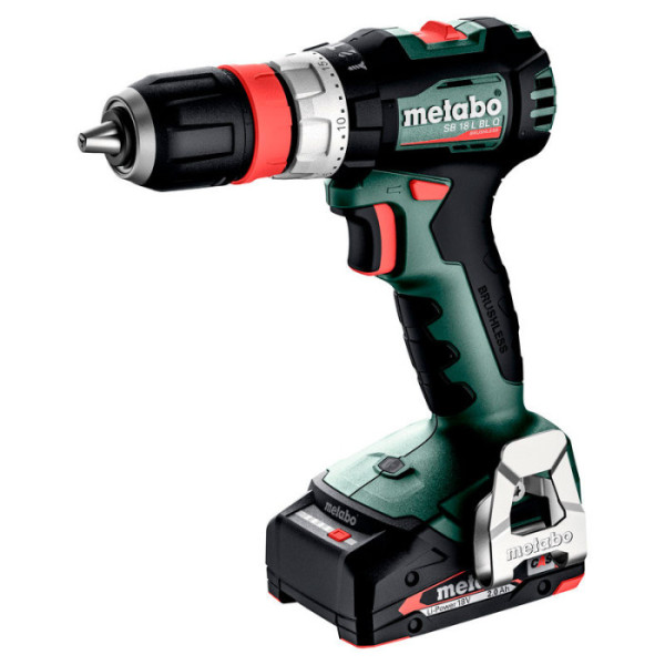 Акумуляторний ударний дриль-шуруповерт Metabo SB 18 L BL Q, 2 акб 18 В LiPOWER 2 Ah, з/п SC 30 в MetaBOX 145