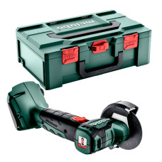 Акумуляторна кутова шліфмашина Metabo CC 18 LTX BL без акб і з/п в Metabox 165 L