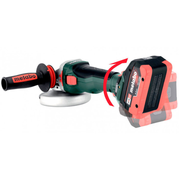 Акумуляторна кутова шліфмашина Metabo WB 18 LTX BL 15-125 Quick, без акб в MetaBOX 165 L