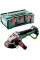 Акумуляторна кутова шліфмашина Metabo WPBA 18 LTX BL 15-125 Quick DS, без акб в MetaBOX 165 L