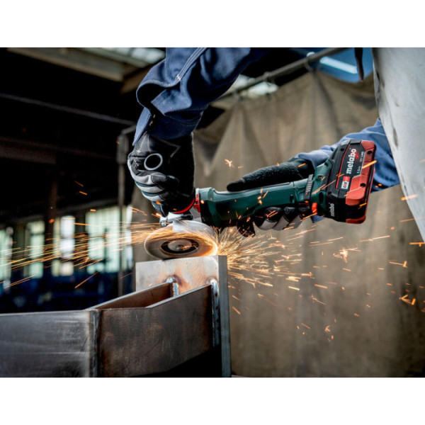 Акумуляторна кутова шліфмашина Metabo WPBA 18 LTX BL 15-125 Quick DS, без акб в MetaBOX 165 L
