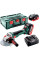 Акумуляторна кутова шліфмашина Metabo WVB 18 LTX BL 15-125 Quick, 2 акб 18V 5.5 Ah, з/в ASC 145 в MetaBOX 165 L