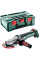 Акумуляторна кутова шліфмашина Metabo WVBF 18 LT BL 11-125 Quick, без акб в MetaBOX 165 L