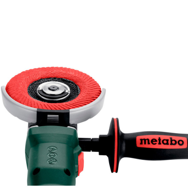 Акумуляторна кутова шліфмашина Metabo WVBF 18 LT BL 11-125 Quick, без акб в MetaBOX 165 L
